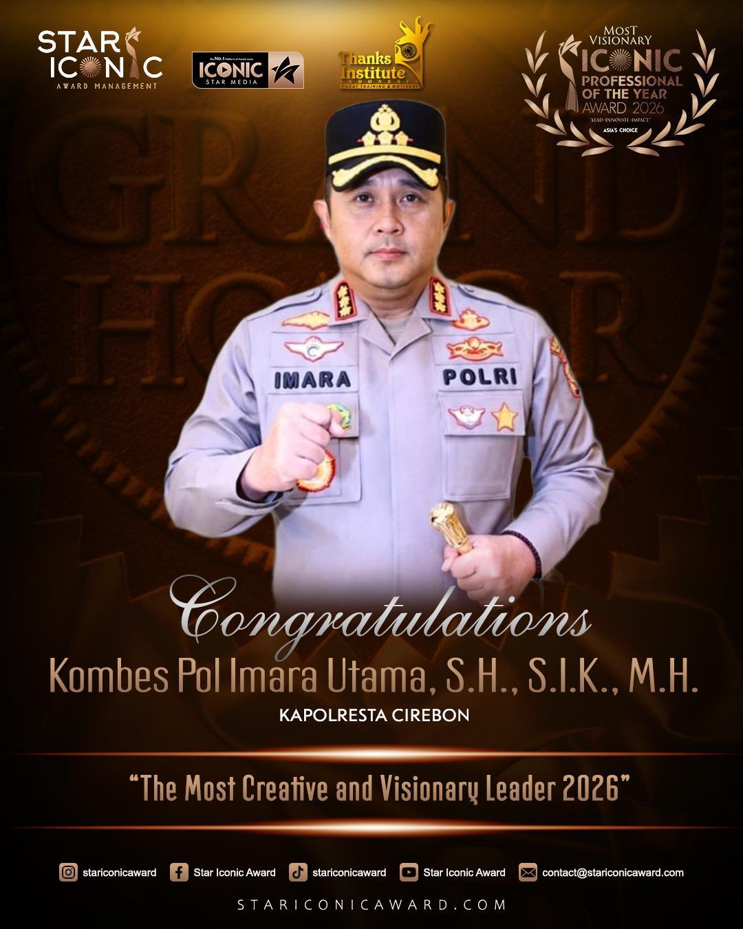 Kombes Pol Imara Raih Leadership Award
