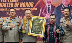 AKBP Ikrar Potawari Raih Penghargaan Nasional