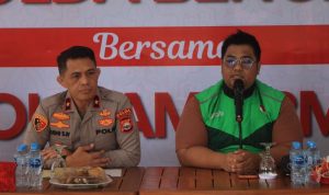 Kapolda Bengkulu Rangkul Komunitas Ojol