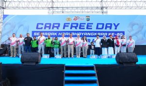 Kapolda Sumut Ikut Car Free Day