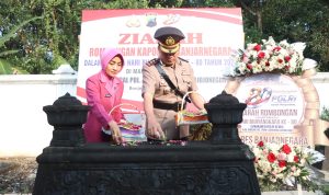 Kapolres Banjarnegara Ziarah ke Makam
