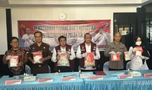 Polda Kalsel Musnahkan Barang Bukti