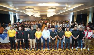Peserta Turnamen Mobile Legends Kapolda Cup 2026 mengikuti pertandingan babak penyisihan di Palembang.