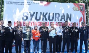 Polda Kalbar Gelar Syukuran di 10 Lokasi
